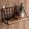 Metal Floating Wall Shelf – No Drill Wall Mounted Storage Rack for Bathroom, Living Room & Bedroom, Minimalist Iron Wall Organizer Shelf Decor - product image 16