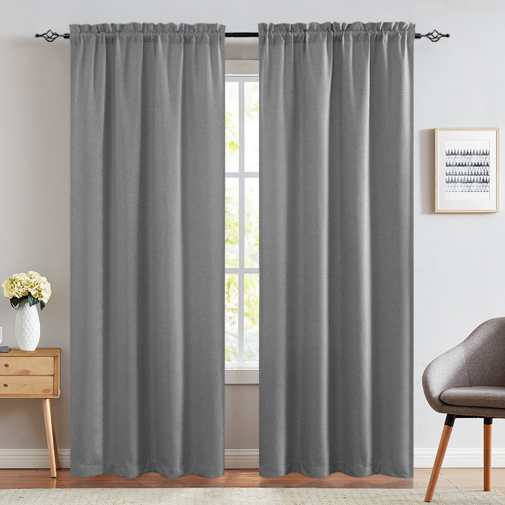 Blackout Curtains 80% Light Blocking – 2 Panels Thermal Insulated Linen Textured Rod Pocket Window Drapes for Bedroom, Living Room & Kitchen Privacy - product image 16