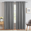 Blackout Curtains 80% Light Blocking – 2 Panels Thermal Insulated Linen Textured Rod Pocket Window Drapes for Bedroom, Living Room & Kitchen Privacy - product image 16