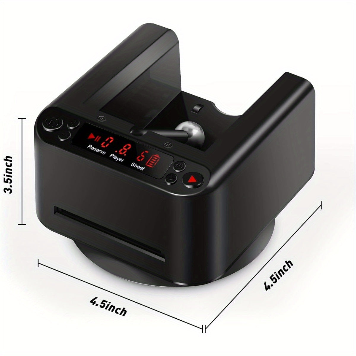 Automatic Card Dealer Machine 360° Rotating | Smart Electric Card Dispenser, Black or White | Universal Anti-Cheating Playing Card Dealing Tool for Poker - product image 2