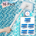 Shower Cleaning Brush Set Replaceable Heads – Bathtub Scrubber, Wall Tile Brush, Window Glass Cleaner & Floor Brush, Detachable Extendable Handle Bathroom Deep Cleaning Kit (7/11/1 - product image 18