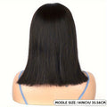 250% Density HD Lace Closure Wig Human Hair Straight Bob Glueless 4x4 Pre-Plucked Pre-Cut Natural Hairline Beginner Friendly 8-16 Inch Natural Black - product image 20