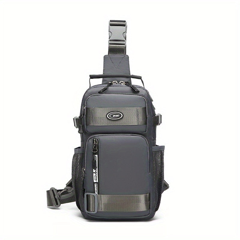 Crossbody Chest Bag Unisex Multipurpose Shoulder Sling Bag with Adjustable Strap Zipper Closure Multifunctional Carry Styles for Daily Use Travel Outdoor Black - product image 4