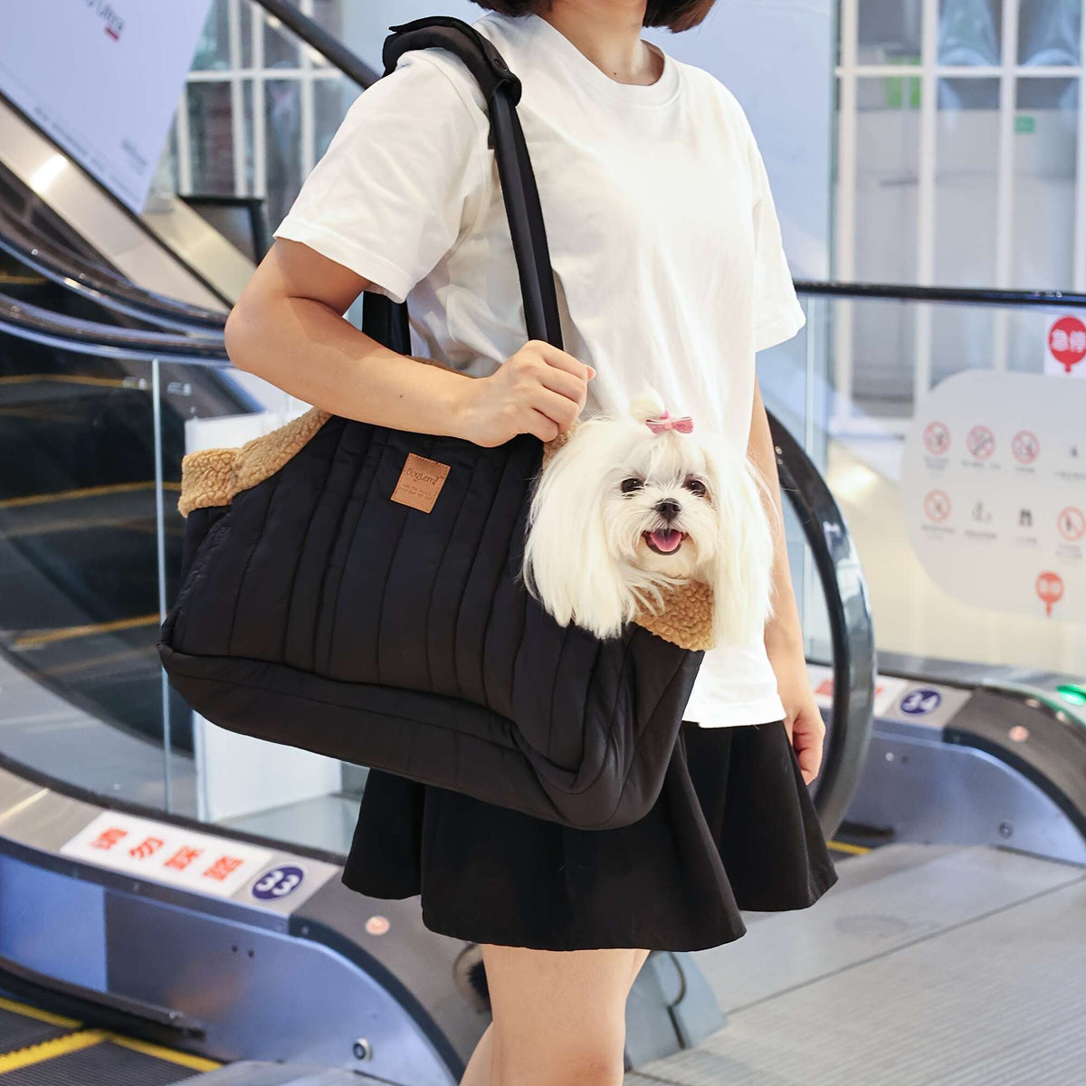 Pet Carrier Handbag Winter Warm Soft-Sided Small Dog Cat Carrier Bag with Snap Closure, Cozy Outdoor Tote Bag for Cold Weather, Portable Pet Purse for Small - product image 6