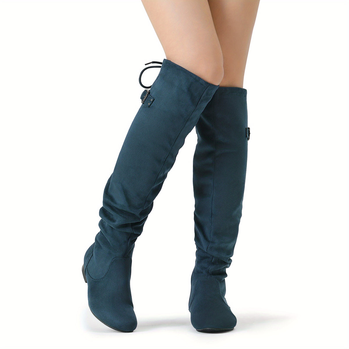 Women's Over The Knee Thigh High Winter Boots Comfortable Fashion Versatile Over-the-knee Boots Women Boots Autumn Boots Winter Boots Christmas Gifts for Friends, Slip Resistant Sole