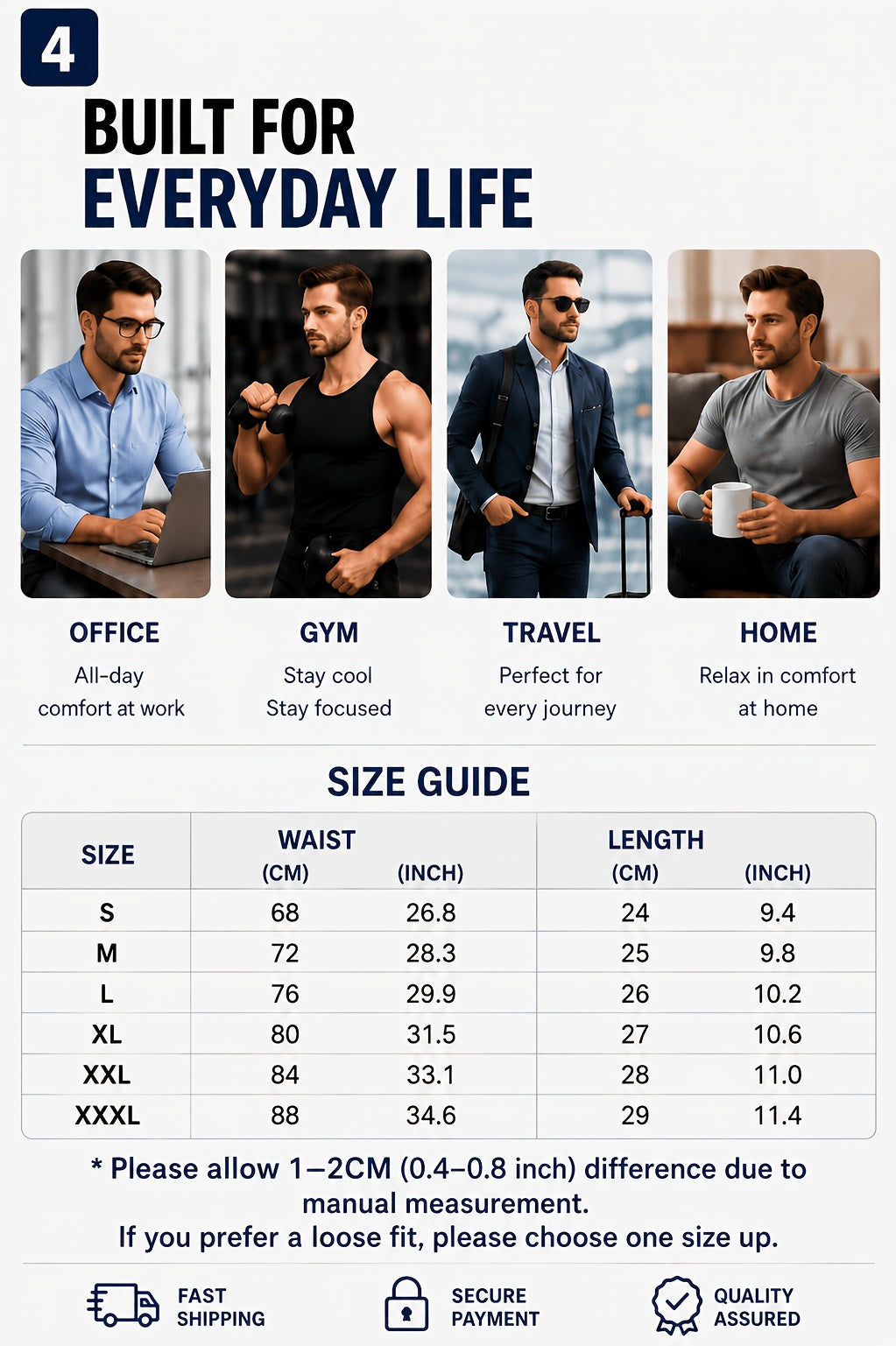 10pcs Set Of Men's Breathable Boxer Underwear - Comfortable and Stretchy, Solid Color, Casual Sports Underwear - product image 4