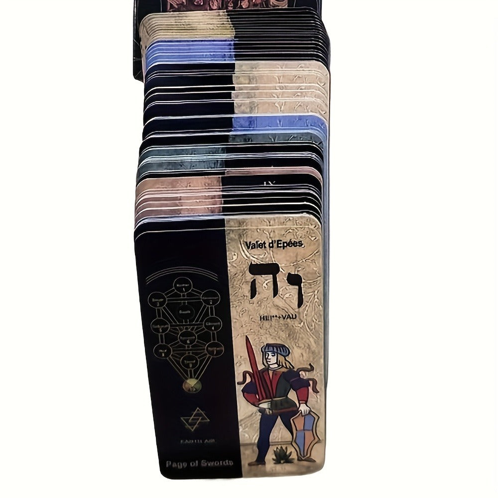 Traditional Divination Card Game with Ancient Wisdom & Spiritual Guidance, Kabbalah 5781 Tarot Board Game Playing Cards for Beginners & Readers – Kabbalah - product image