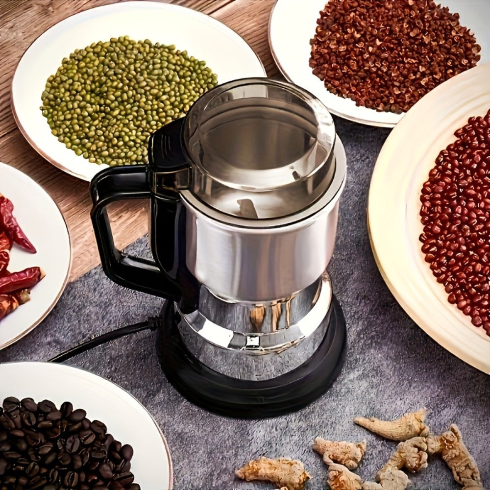 Electric Coffee Grinder 300W 25000RPM – 8-Blade Stainless Steel Spice & Grain Mill for Coffee Beans, Nuts, Spices | Home, Cafe & Camping - product image 7