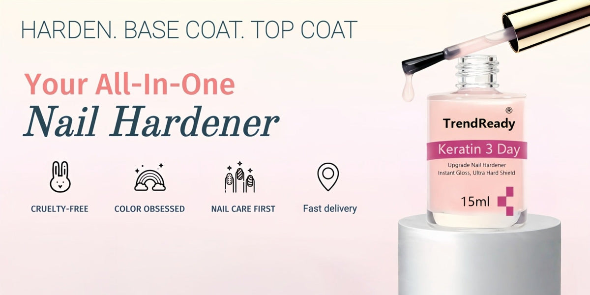 Nail Strengthener 2 Pack 4-in-1 Natural Protein Hardener — Extra Strong Fast Drying Nail Growth Treatment Base Coat for Weak Brittle Splitting Nails, Women Men All Nail Types - product image 13