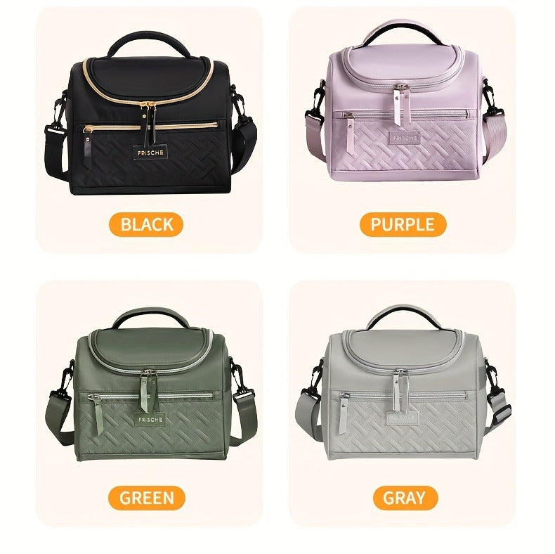 Insulated Lunch Bag Cooler Tote with Padded Shoulder Strap Leakproof Washable Polyester Meal Prep Bag for Work Picnic School Outdoor Activities Men Women for - product image 21