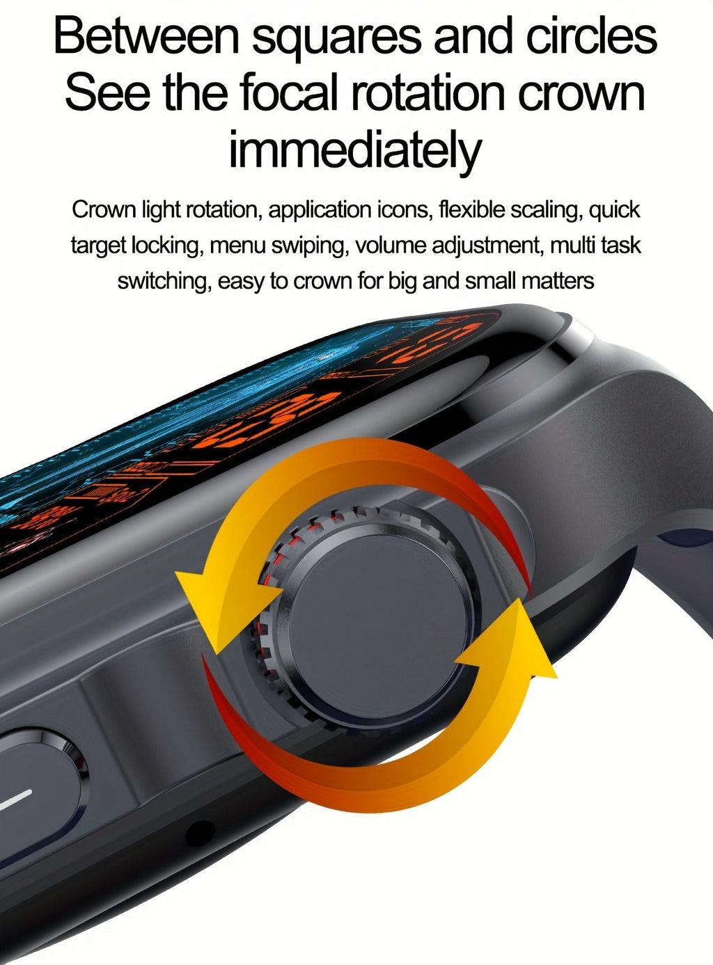 Smartwatch 2.04" Display – Bluetooth 5.3 Calling – 530mAh Battery – NFC – Multi-Sport Modes – Voice Assistant – Menstrual & Weather Forecast – SOS – Magnetic - product image 20