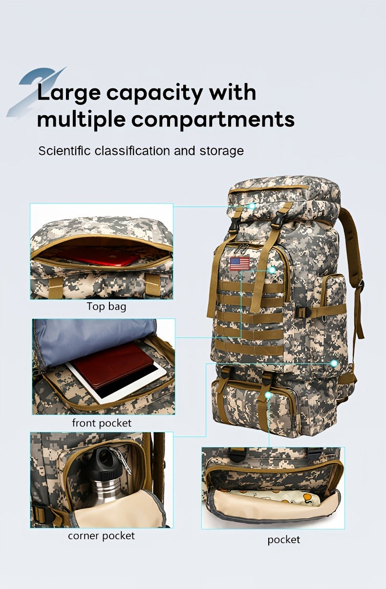 Lightweight Packable Hiking Backpack 21L, Multi-Compartment Camping Rucksack with Adjustable Straps, Waterproof Outdoor Daypack for Camping, Trekking & Travel - product image 28