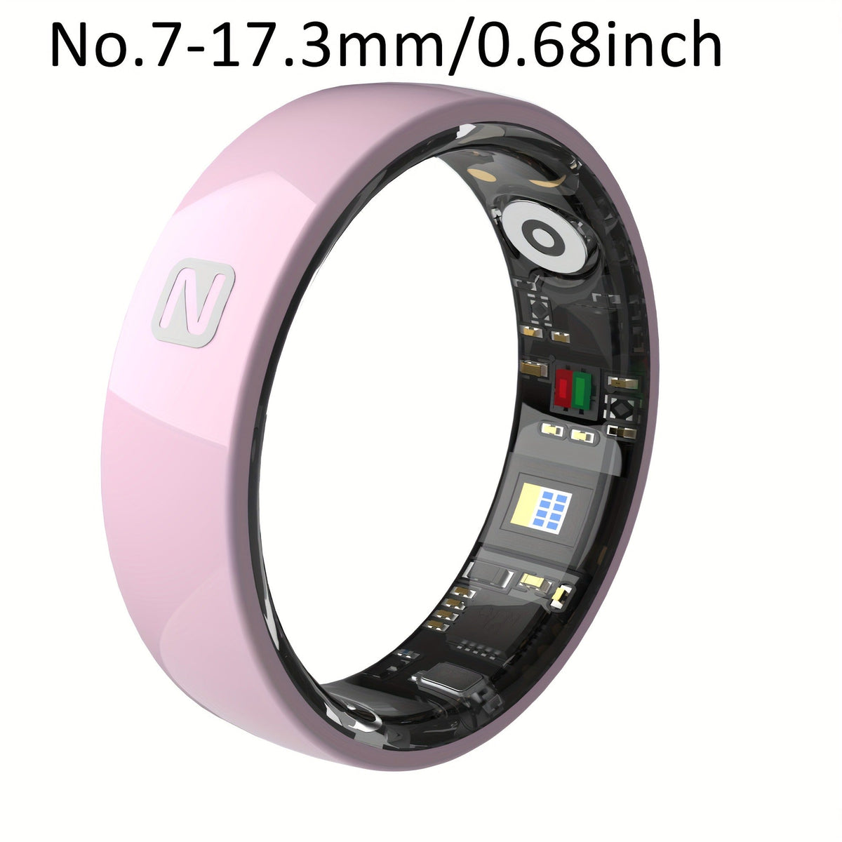 Fitness Tracker Smart Ring | Men & Women Sizes 7 | IP68 Waterproof, Sleep & Step Monitor, Crystal Charging Case, Stainless Steel | 13 - product image 38