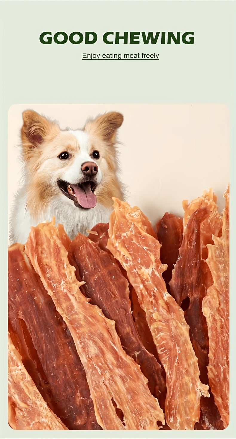 Chicken Jerky Treats for Dogs and Cats | High Protein Chicken Breast Slices, Grain-Free Dental Chews & Training Rewards for Puppies Kittens Adult Dogs Cats - product image 12