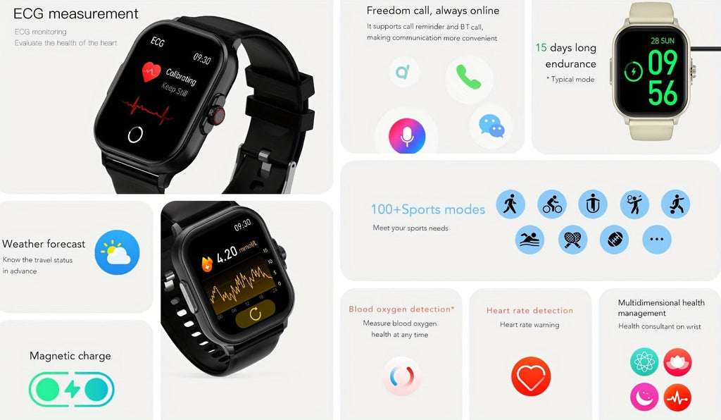 Smartwatch Bluetooth 5.1 Calling 2.01 Inch Display Multi Sport Modes for Everyday Use - product image 19