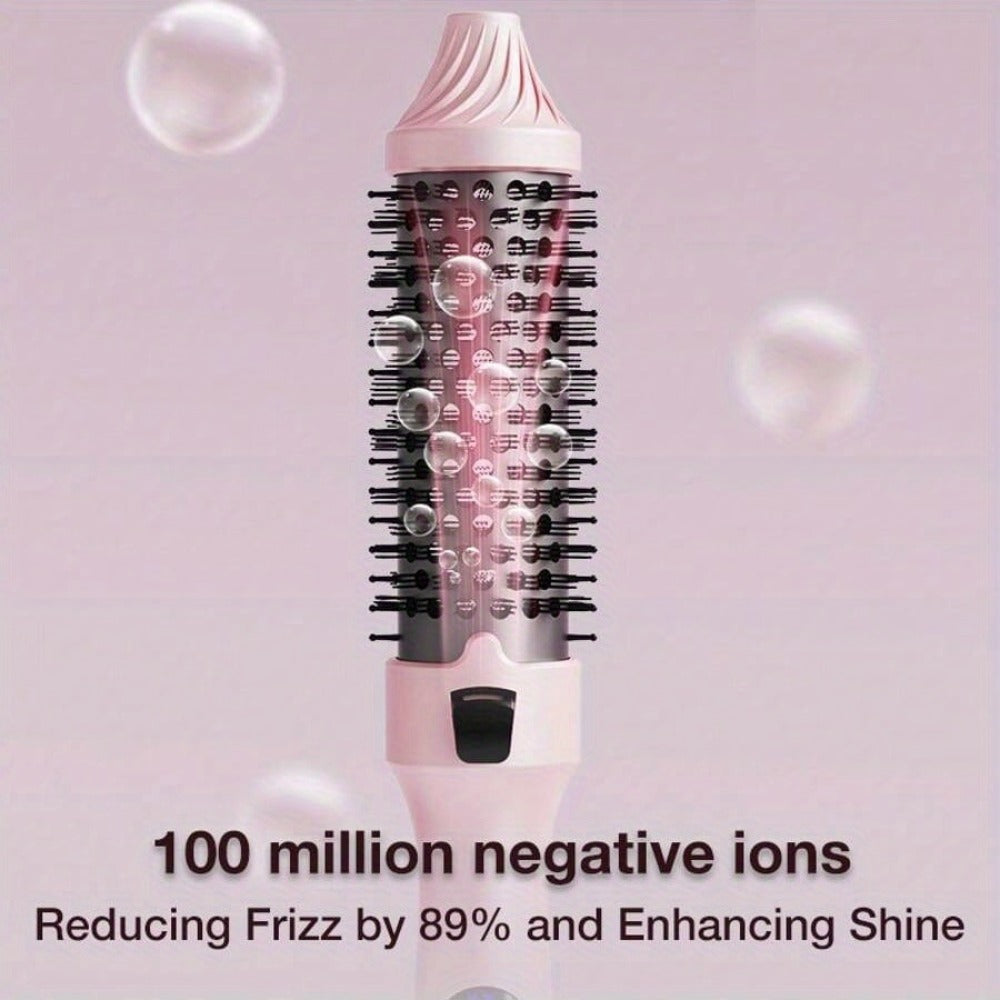 2-in-1 Hot Air Brush Straightener & Curler with Negative Ion Technology – Frizz-Free Blowout Brush with Adjustable Temp Control, Lightweight Travel Hair Styling Tool for All Hair T - product image 11
