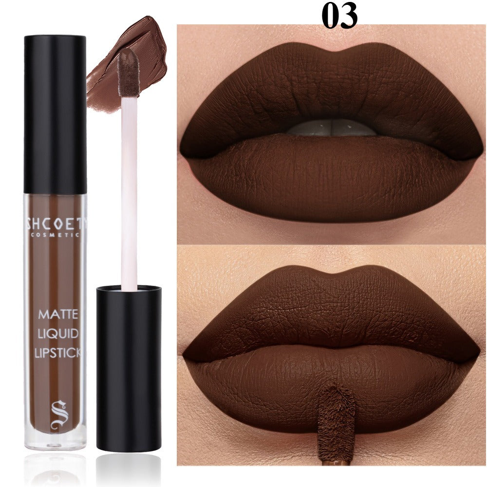 Bear Lip Glaze Set 3 Colors — Cute Bear Packaging Velvet Matte Waterproof Liquid Lipstick in Brown Pink & Red, Non-Stick Non-Greasy Long-Lasting Formula, Gift for Women Girls & Bea - product image 14