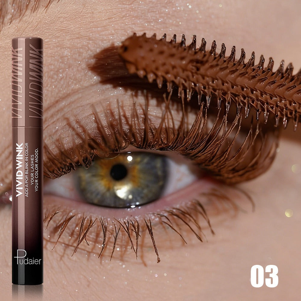 5-Shade Waterproof Colored Mascara for Women — Smudge-Proof Clump-Free Long-Lasting Vivid Formula, Bold Eye Makeup for Stage Cosplay Festival Everyday Wear, Blue Green Pink Purple  - product image 7