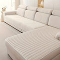 Quilted Flannel Velvet Sofa Cover 2pcs Set | Luxurious Jacquard Couch Cover, Soft Furniture Protector, Pet Friendly Machine Washable, All Season, Living Room Bedroom Office - product image 22
