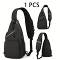 Crossbody Bag for Women & Men, Large Capacity Single Shoulder Bag with Zipper, Featherlight Multi-Pocket Design, Casual Sling Bag for Travel, Hiking, Work - product image 2