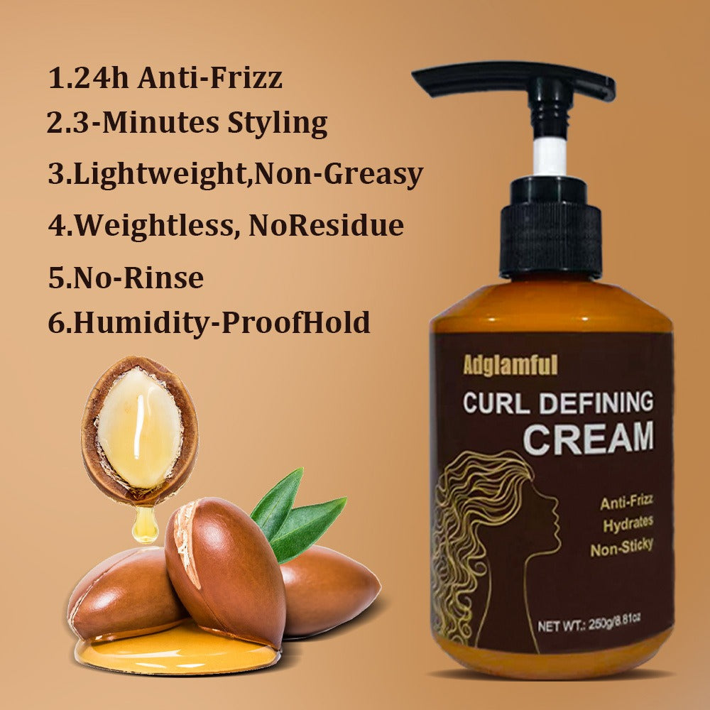 24-Hour Hold Curl Defining Cream for Wavy Curly & Coily Hair — No-Rinse Leave-In Frizz Control Styler, Lightweight Non-Greasy 3-Minute Quick Curl Definition for Women & Men All Cur - product image 13