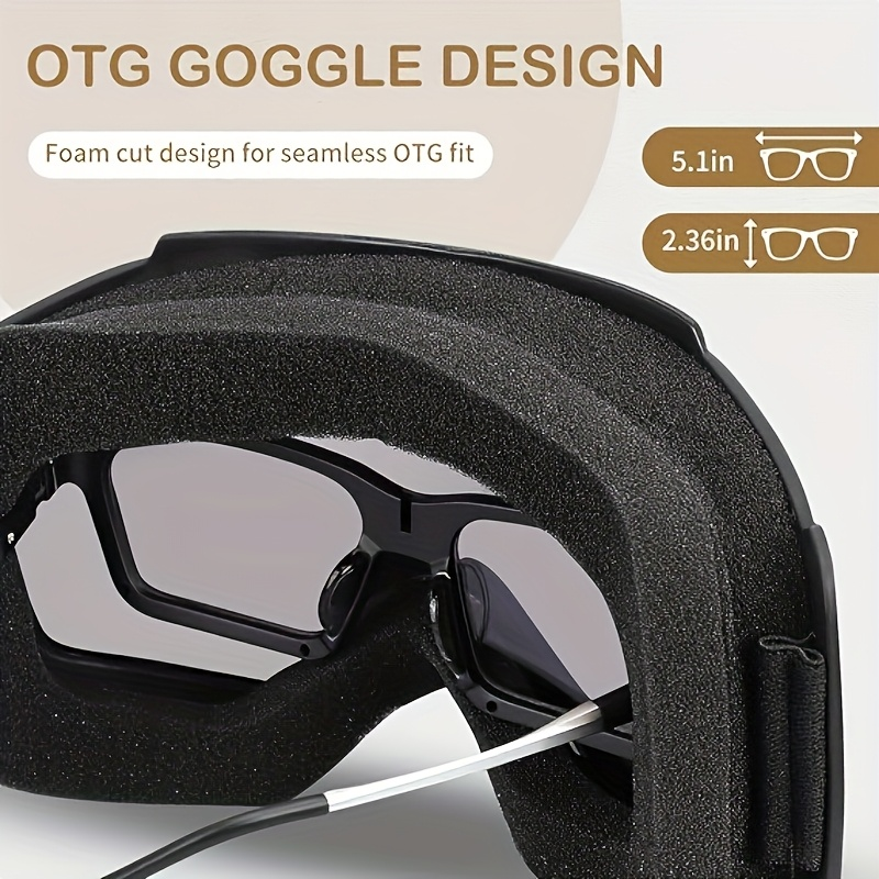Fits All Face Shapes – Ski Goggles 2-Pack Unisex UV400 Anti-Fog TPU Frame Adjustable Elastic Strap Snow Goggles for Skiing Snowboarding Ice Hockey Alpine Skiing - product image 8