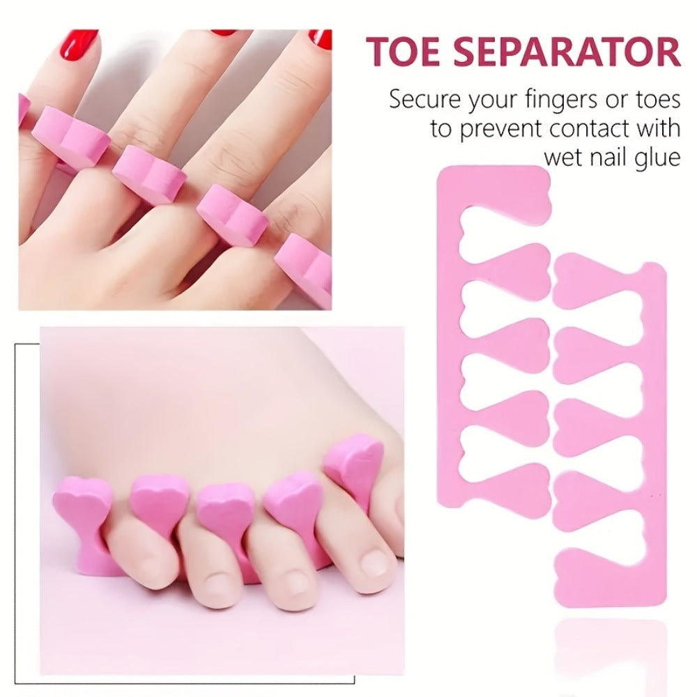 Acrylic Nail Kit 23-in-1 Complete Set with 12 Glitter Colors White & Pink Powder - DIY Nail Extension System No Glue No Liquid Needed for Beginners & Pros, Home Salon Manicure Kit  - product image 7