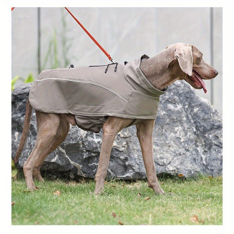 Dog Jacket for Small Breeds – Windproof Warm Pullover Coat with Reflective Stripes, Woven Fabric, Machine Washable Pet Outerwear for Spring & Fall, Colors - product image 21