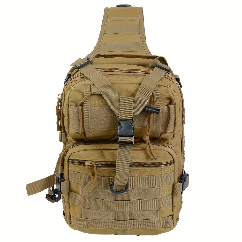 Single Shoulder Crossbody Sling Pack for Hiking, Patrol & Outdoor EDC, Adjustable Strap, Multi-Pocket – Tactical Chest Bag - product image 23