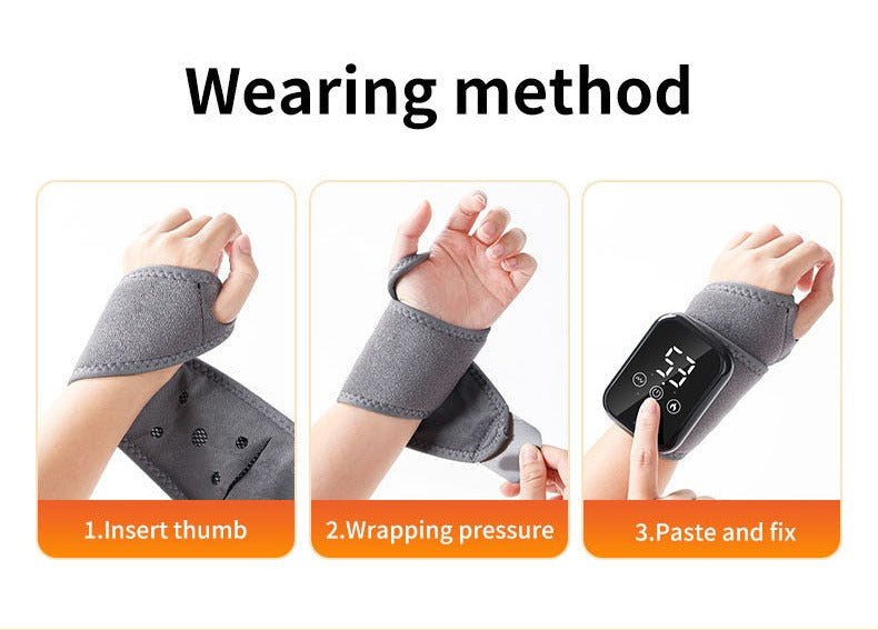 Hand Massager with Heat Vibration Wrist Guard Carpal Tunnel Relief for Everyday Use - product image 12