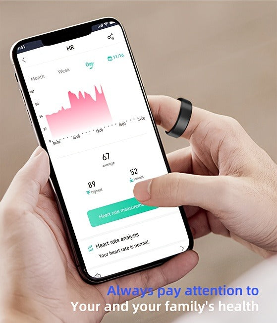 IP68 Waterproof Health Monitor – Smart Ring Fitness Tracker - product image 23