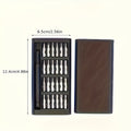 Precision Screwdriver Set 25PCS – Flat Head & Phillips Bits | Ergonomic Grip | All-in-One Kit for Electronics, Smartphones, Watches, Glasses & Jewelry Repair | Compact & Portable | - product image 9