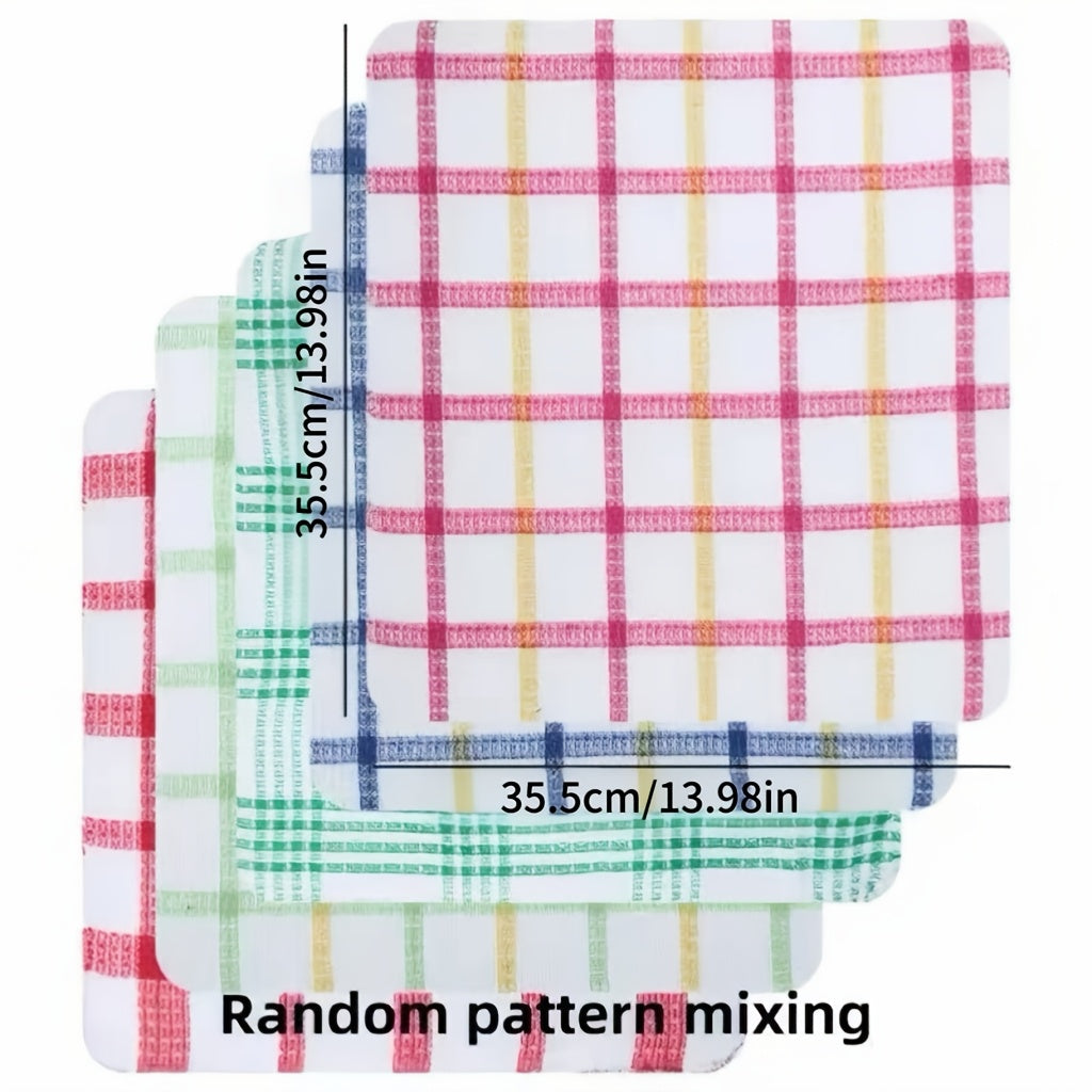 15 Kitchen Dishcloths, Soft and Absorbent Cleaning Cloths, Household Cleaning Tools Reusable and Durable Kitchen Wipes, Quick-Drying Scrubbing Cloths Reusable - product image 3
