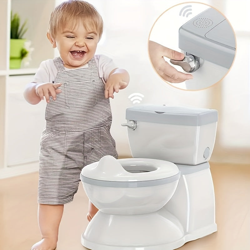 Real Feel Diaper Seat with Wipe Storage, Transition Seat and Disposable Liner - Realistic Toilet - Easy to Clean and Assemble (Gray), 4Th of July, and Closeout - product image 4