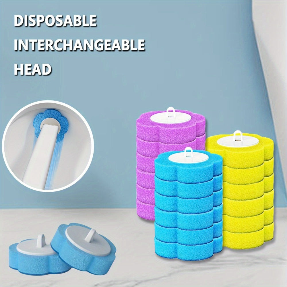 Disposable Toilet Brush Head Refills 18/36/54 Pcs | Replacement Heads for Toilet Bowl Cleaning Brush, No Dead Corner Bathroom Scrubber, Deep Clean Toilet Cleaner Accessories with O - product image 11