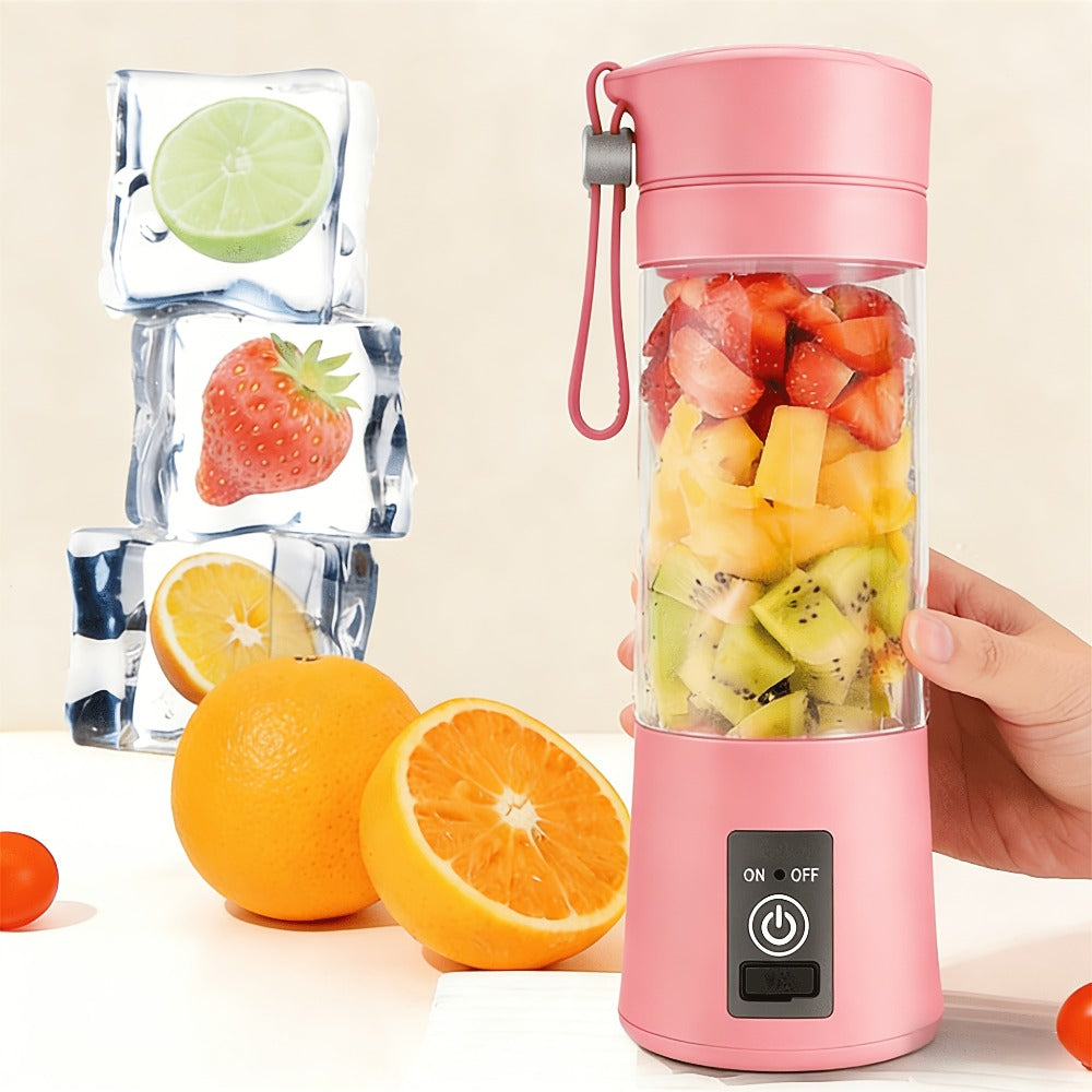 Mini Blender USB Rechargeable 380ml - 6-Blade 22000RPM High-Speed Portable Blender Cup, 304 Stainless Steel, Self-Cleaning, for Smoothies, Shakes & Protein Drinks, Home, Office & T - product image 14