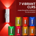 RGB Magnetic Night Light LED Ambient – Multi-Color Motion Sensor, No-Drill Magnetic Install, Long Battery Life for Living Room, Bedroom, Hallway, Stairs & Bar (1pc or 5-Pack) - product image 12