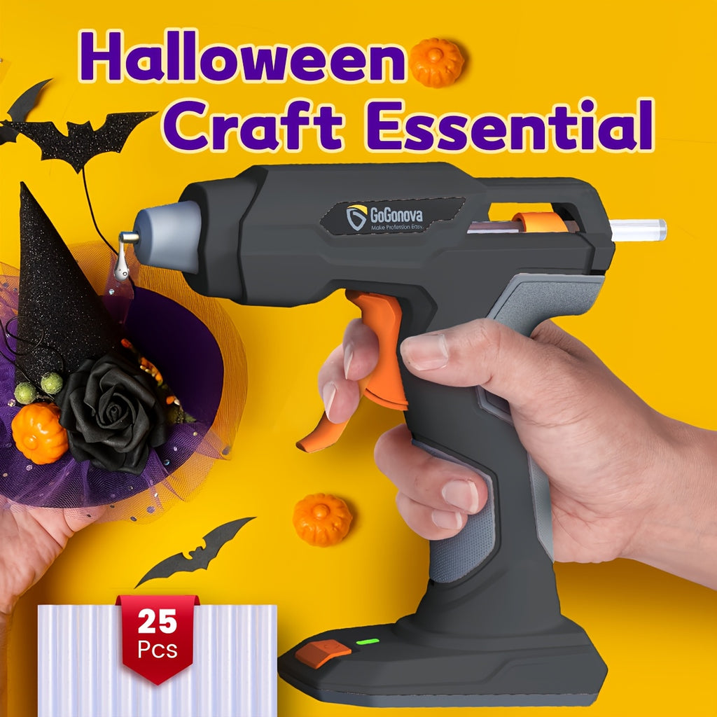 Cordless Hot Glue Gun, An Ideal Christmas Gift, Gogonova Glue Gun 20s Fast Heating, Anti-Drip, Safety Protection Design, USB Rechargeable, Perfect for DIY - product image 11