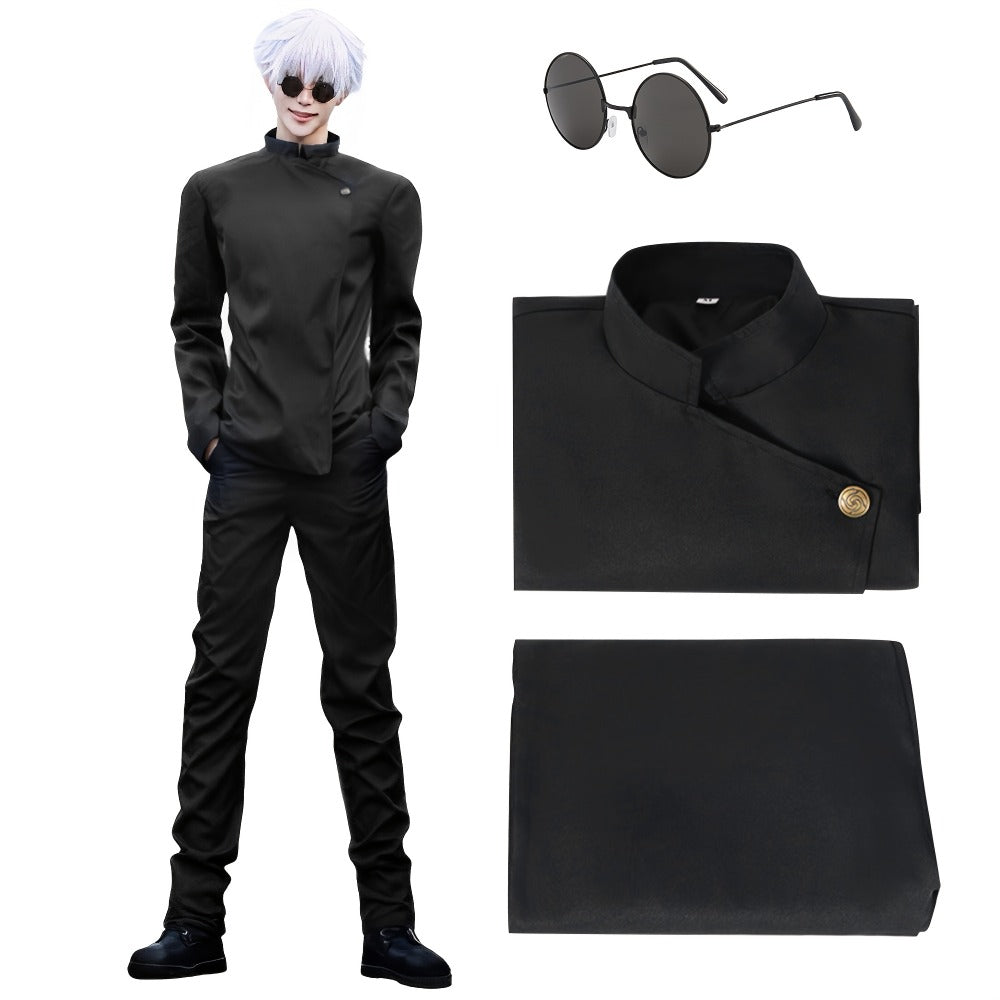 Jujutsu Kaisen Cosplay Costume Uniform | High School Satoru Gojo & Suguru Geto Outfit Set for Men, Anime Convention Halloween Gift, Sizes S to XXL - product image