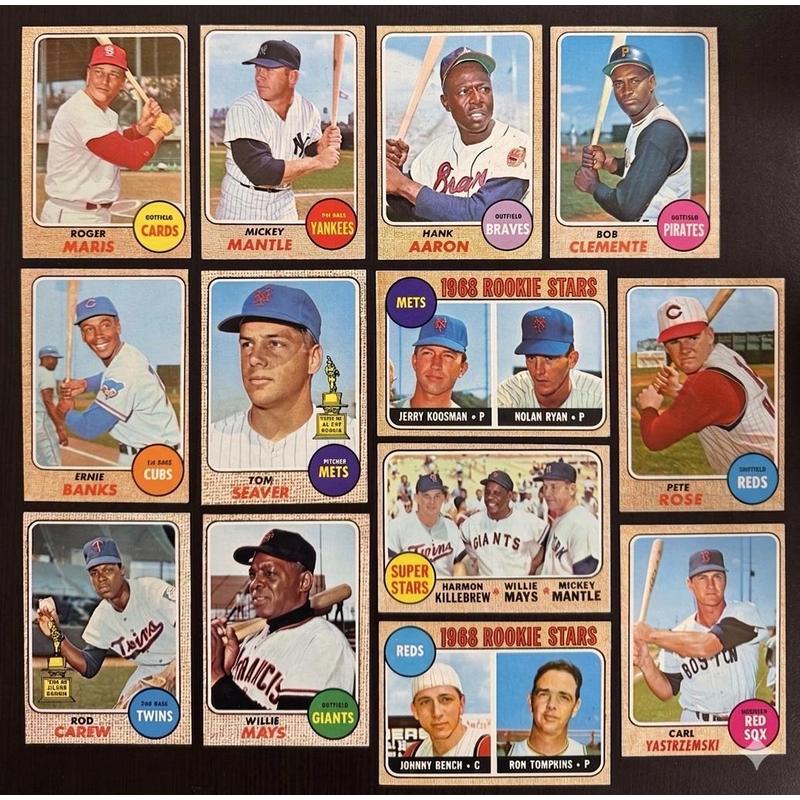 Vintage Baseball Card Mystery Slab 1968 Topps – 1 Random Authentic Card Encased – Nolan Ryan RC Possible – 598-Card Set Chase – Mickey Mantle, Hank Aaron - product image 2
