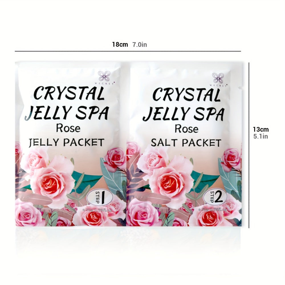Foot Soak for Dry Cracked Feet Jelly Spa Bubble Bath Salt — Moisturizing Exfoliating Foot Care Treatment, Honey Lavender Lemon & Rose Scents, Relaxing At-Home Pedicure Spa Gift for - product image 6