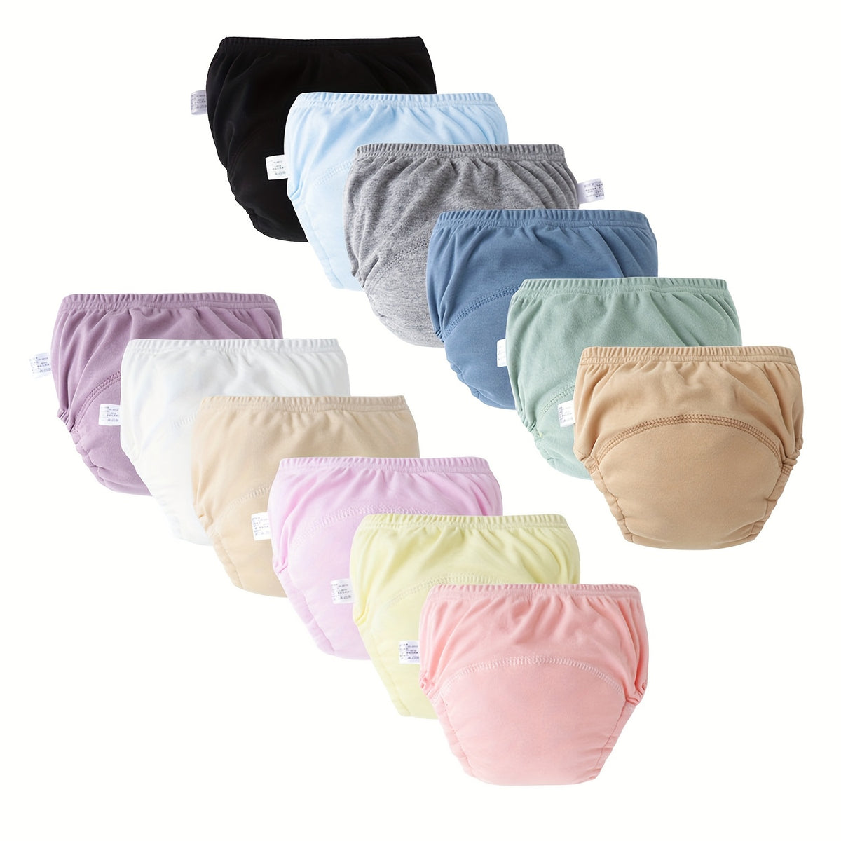 6 Pack Baby Training Briefs Soft Toddler Briefs Toilet Training Briefs Soft Breathable Briefs For Boys and Girls - product image