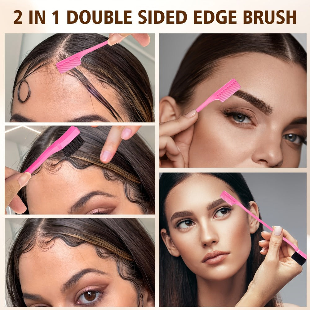 Lace Wig Glue Kit 10pcs Complete Set with Lace Melting Spray Liquid Adhesive Remover Strong Hold Quick Dry for Beginners | Lace Front Full Lace Wig Fixing Tools - product image 10