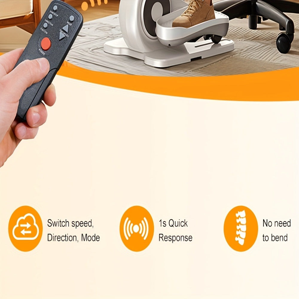 Under Desk Elliptical Machine | 12-Speed Electric Seated Leg Exerciser, Quiet & Carry-along Foot Pedal Trainer with Remote, for Seniors & Home Office Workouts - product image 20