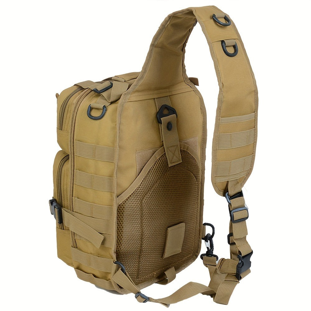Single Shoulder Crossbody Sling Pack for Hiking, Patrol & Outdoor EDC, Adjustable Strap, Multi-Pocket – Tactical Chest Bag - product image 24