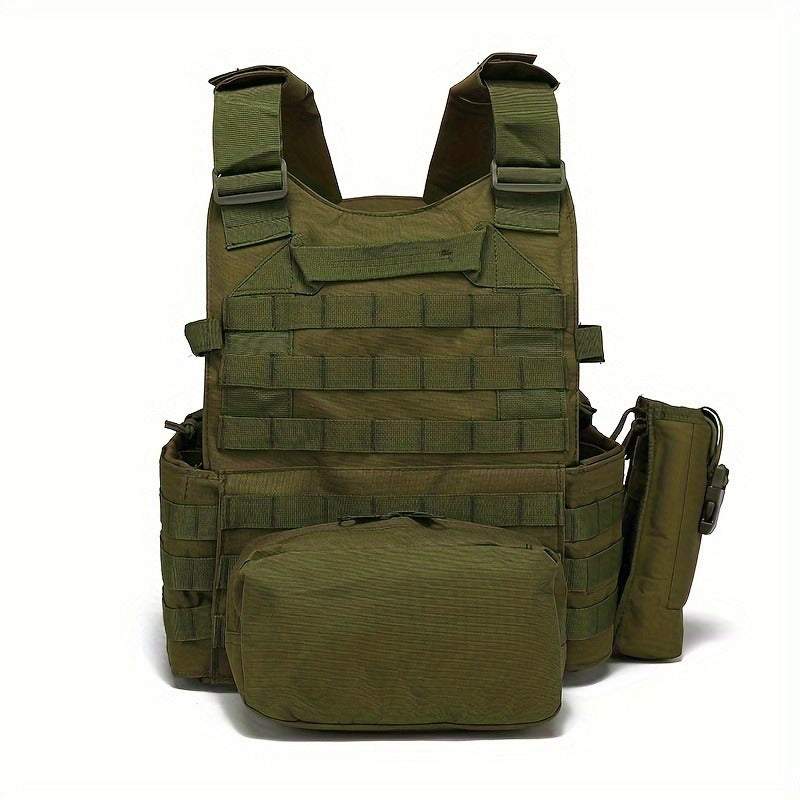 Tactical MOLLE Vest 6094 Adjustable Combat Chest Rig with Multi-Pocket System for Outdoor Hunting Training Airsoft CS Wargame Hiking Camping - product image 28
