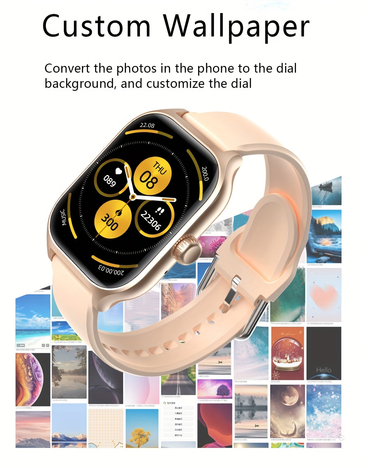 Smart Watch with Calling 1.83 Inch Touch Screen 100 Fitness Functions for Everyday Use - product image 20