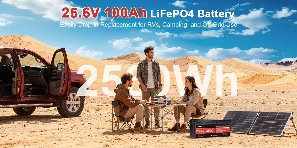 24V 100Ah/36V 100Ah Lifepo4 Rechargeable Lithium-Ion Battery with Built-In BMS Battery Management System, High Capacity and High Power, Ideal for Rvs - product image 6