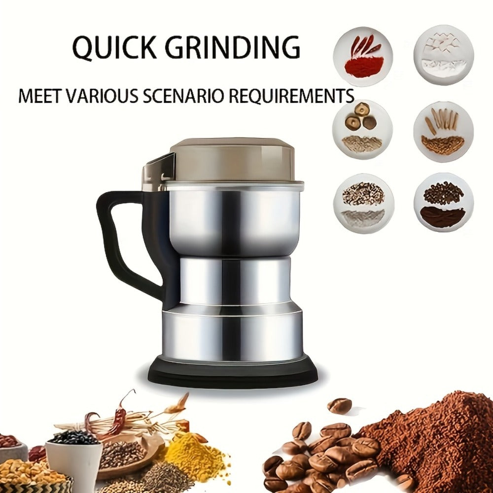 Electric Coffee Grinder 400ml 14oz 4-Blade Stainless Steel 10 Second Quick Grinding for Coffee Beans Spices Nuts Grains Dry Wet Dual Purpose Food Processor 25000 RPM - product image 7