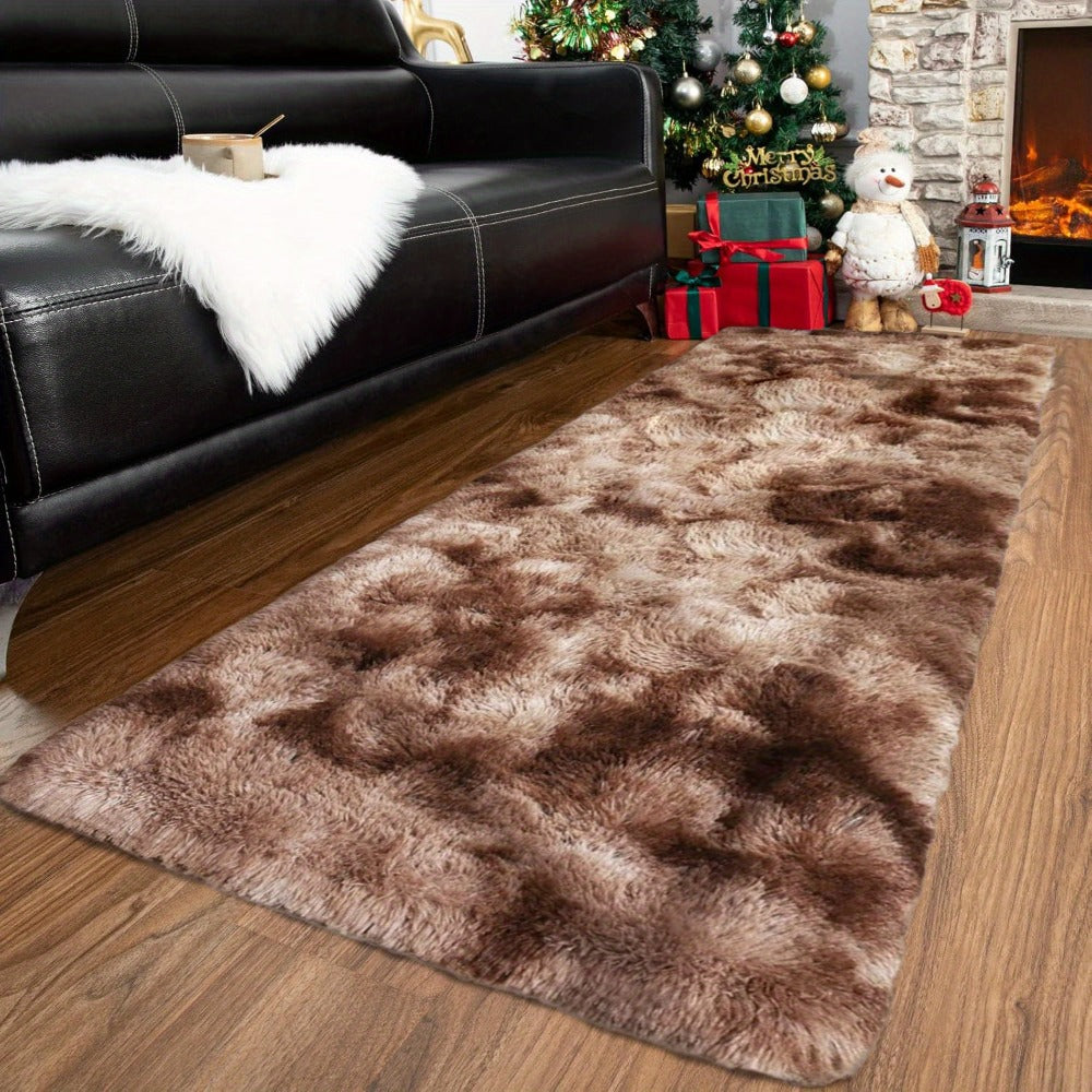 Tie-Dye Shaggy Fluffy Area Rug Non-Slip Machine Washable – Soft Plush Fuzzy Carpet for Bedroom, Living Room, Hallway & Dorm – 6 Colors, 4 Sizes: 2x6, 3x5, 6x9, 8x10 Ft - product image 30